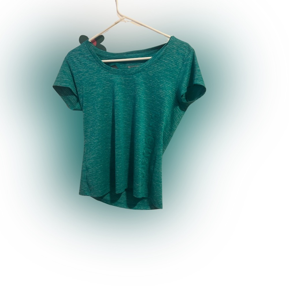 Teal athletic top